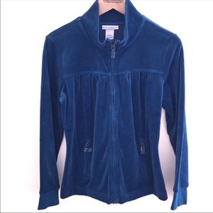 Vintage Y2K Petite Sophisticate Velour Jacket